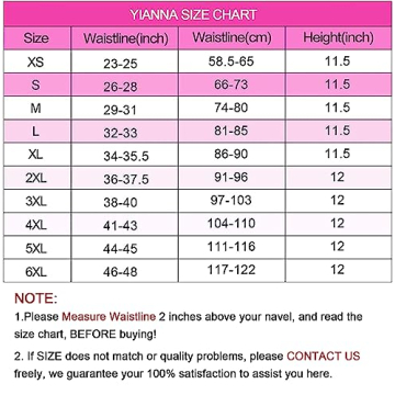 YIANNA Breathable Waist Trainer for Women - Body Shaper