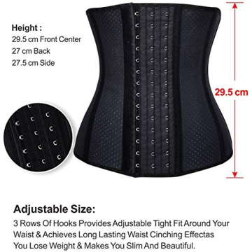 YIANNA Breathable Waist Trainer for Women - Body Shaper