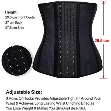 YIANNA Breathable Waist Trainer for Women - Body Shaper