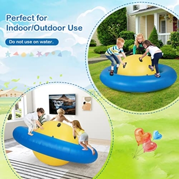 Costzon Giant Inflatable Dome Rocker Bouncer for Kids Fun