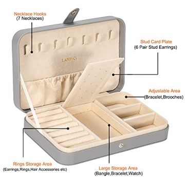 Stylish LANDICI Jewelry Box - Perfect for Travel
