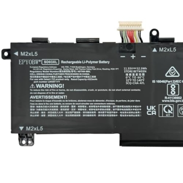 EPYOBW SD03XL Laptop Battery - Power for HP Omen 15 Series