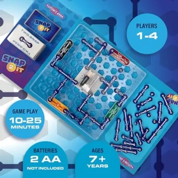 Snap Circuits SNAP 2 IT Board Game for Family Fun