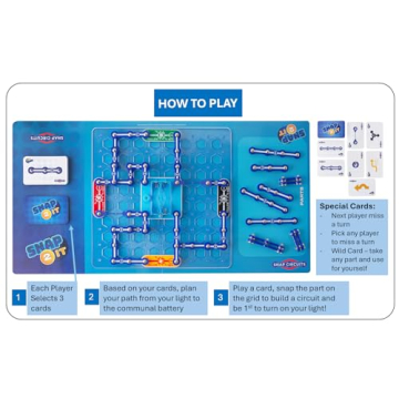 Snap Circuits SNAP 2 IT Board Game for Family Fun