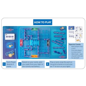Snap Circuits SNAP 2 IT Board Game for Family Fun