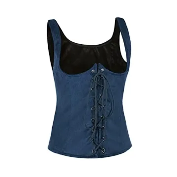 Women Pirate Vest Renaissance Costume Vintage Steampunk Corset