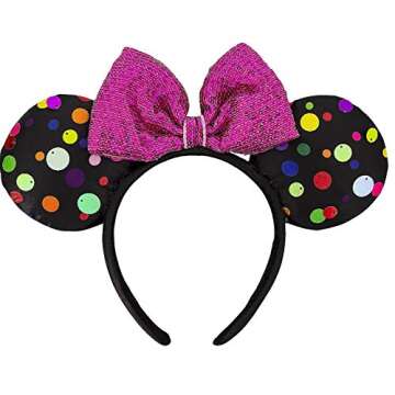 Disney Parks Minnie Mouse Ears Headband - Dots Multi-colored