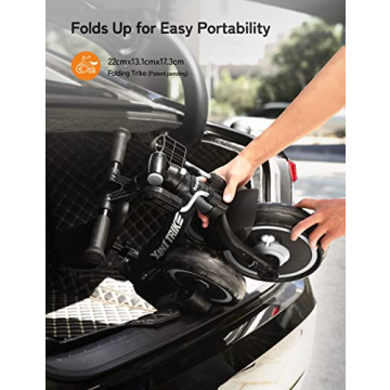 besrey 7-in-1 Toddler Bike with Parent Steering Handle