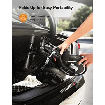 besrey 7-in-1 Toddler Bike with Parent Steering Handle