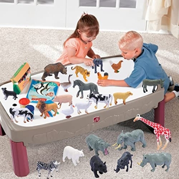 smilixin 24PCS Animal Figures Set for Kids Toys and Learning