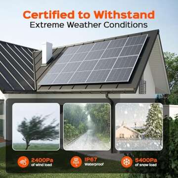 RICH SOLAR 335W Monocrystalline Solar Panel for All