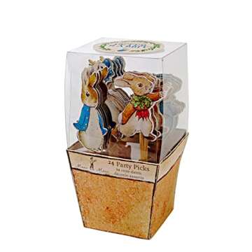 Meri Meri 124462 Pick Set - Small Multicolored Party Picks for Any Occasion