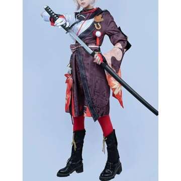 OSIAS Genshin Impact Kaedehara Kazuha Cosplay Outfit Kaedehara Kazuha Costume(L)