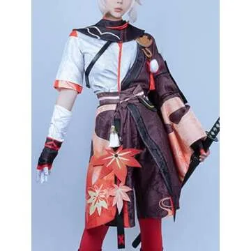 OSIAS Genshin Impact Kaedehara Kazuha Cosplay Outfit Kaedehara Kazuha Costume(L)