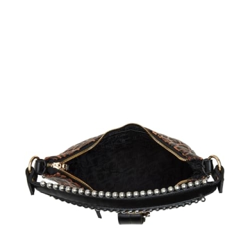 Steve Madden Bsarahh Hobo Bag with Studded Leopard Design