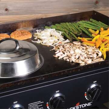 Blackstone 1780 Basting Cover 12” Stainless Steel for Cooking
