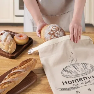 Beeswax Bread Bags for Sourdough Storage Freshness Preservation