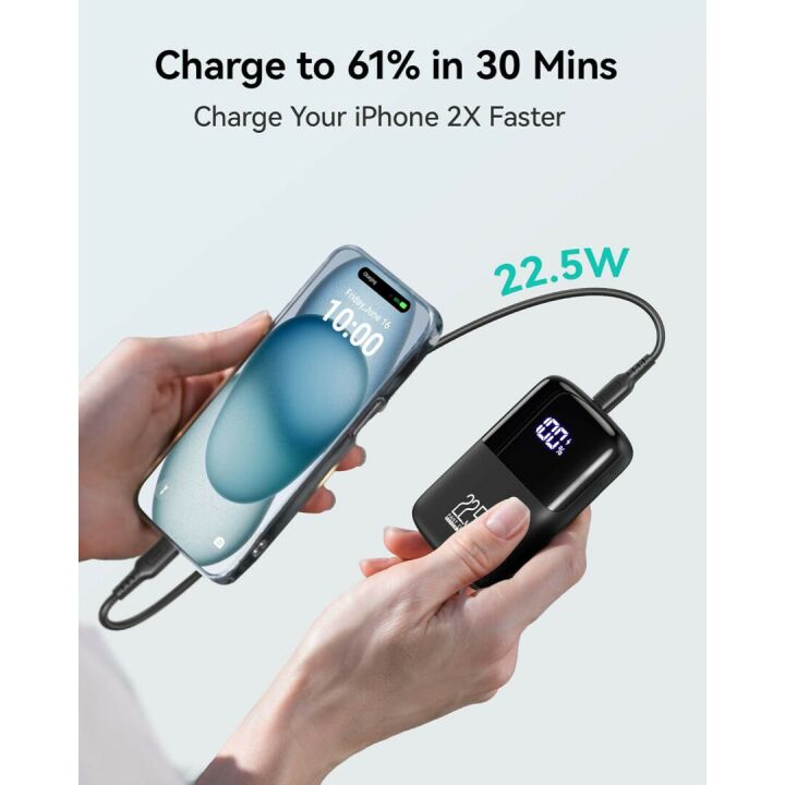 INIU 10000mAh Portable Charger - Fast Charge Power Bank