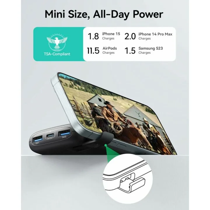 INIU 10000mAh Portable Charger - Fast Charge Power Bank