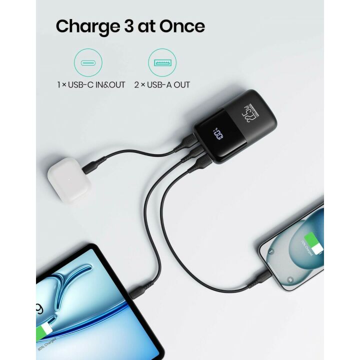 INIU 10000mAh Portable Charger - Fast Charge Power Bank