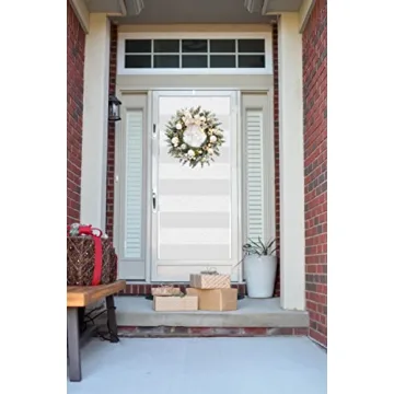 Enchanting TOKCARE Prelit Christmas Wreath for Festive Cheer