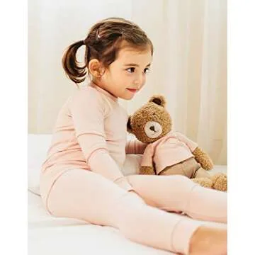 Vaenait Kids Toddler Long Sleeve Modal Pajamas Set