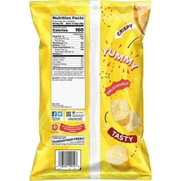 Lay's Potato Chips Classic Flavor Bag, 8 Oz