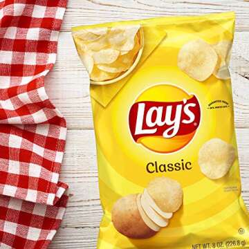 Lay's Potato Chips Classic Flavor Bag, 8 Oz