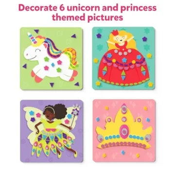 Skillmatics Fun with Foam - Unicorn & Princess Sticker Set for Kids