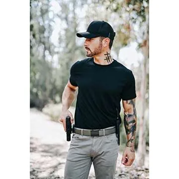 KORE Tactical Gun Belt | X2 Buckle & Tan Reinforced Tactical Belt (Fits 24" to 54")