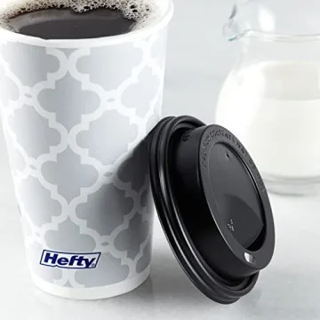 Hefty 16 Ounce Disposable Hot Cups with Lids