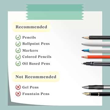 Temiary 1200 Transparent Sticky Index Tabs for Annotation