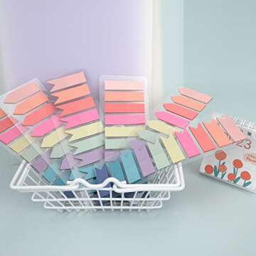 Temiary 1200 Transparent Sticky Index Tabs for Annotation