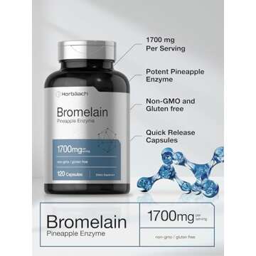 Horbaach Bromelain 1700 mg Pain Relief & Recovery