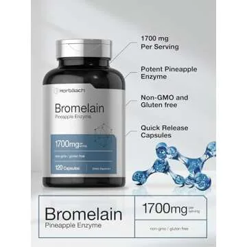 Horbaach Bromelain 1700 mg Pain Relief & Recovery