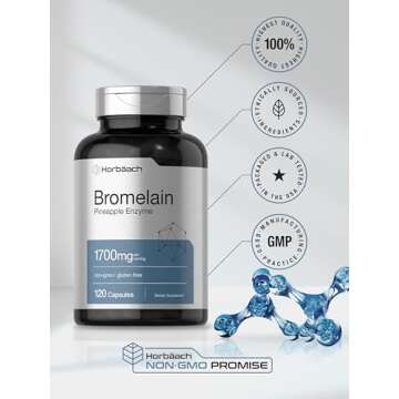 Horbaach Bromelain 1700 mg Pain Relief & Recovery