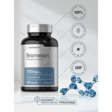 Horbaach Bromelain 1700 mg Pain Relief & Recovery