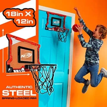 NERF Pro Hoop Mini Basketball Set for Indoor Fun