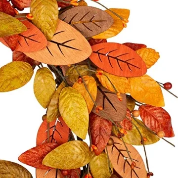 18 Inch Fall Wreath for Door – Festive Autumn Decor