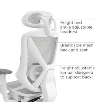 Union & Scale Flexfit Dexley Ergonomic Chair in Gray