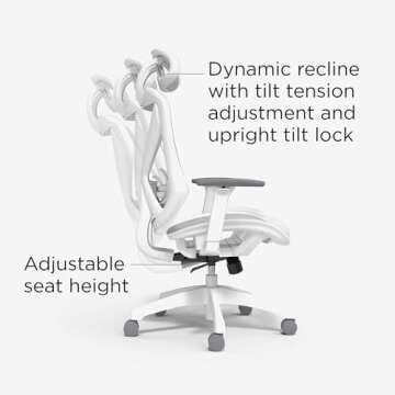 Union & Scale Flexfit Dexley Ergonomic Chair in Gray