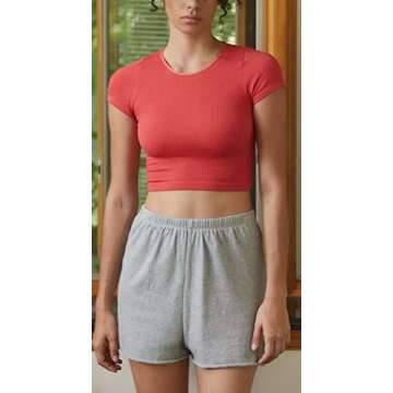 Women Basic Y2K Crop Tops - Stylish & Comfortable Baby Tees