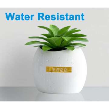 Weemay 10 Pack 3/8 Embossing Tape Compatible for Dymo 3D 9mm Plastic Embossing Label Tape for Organizer Xpress Pro 12965 DYM12966 Office Mate II Junior Home Embossing Label Maker, 3/8 Inch X 9.8 Feet