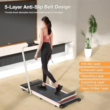 DeerRun 3 in 1 Folding Treadmill for Home Fitness