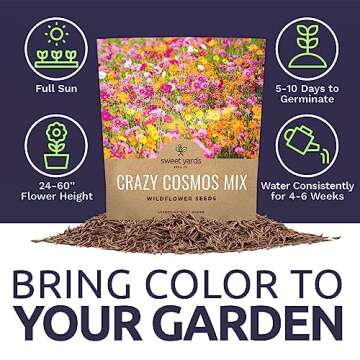 Cosmos Seeds Wildflower Mixture - Bulk 1 Ounce Packet