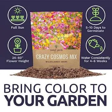 Cosmos Seeds Wildflower Mixture - Bulk 1 Ounce Packet