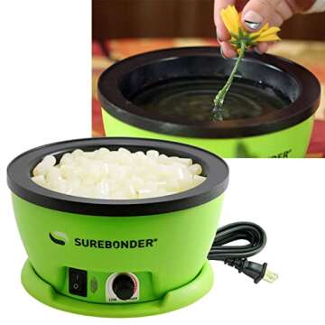 Surebonder Skillet Glue Cubes, 5 lb - Clear & Less Stringing