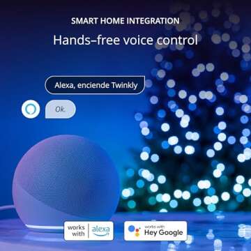 Twinkly Strings 400 LED RGB, LED Light String for in- and Outdoor, Smart LED Lights, Mappable LEDs, Compatible with Alexa and Google Home, IP44, Green Wire, 105ft