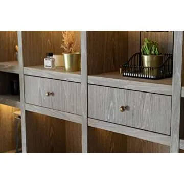 Goo-Ki Antique Brass Cabinet Pulls - Stylish 6 Pack for Home