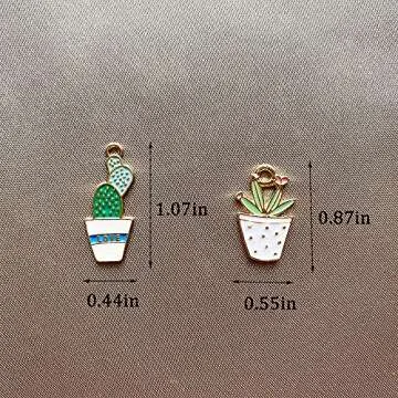 DPXWCCH 2 Pieces Magnetic Cactus Needle Minder for Cross Stitch Embroidery, Cute Cactus Plant Needle Nanny, Needlework Accessories